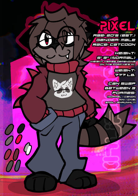 Pixel 2023 character sheet (2022... how ironic)