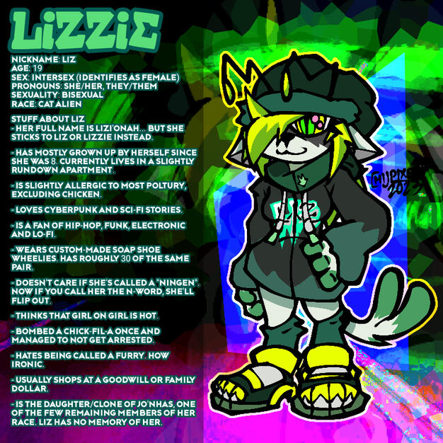 Lizzie the Alien Cat (2023)